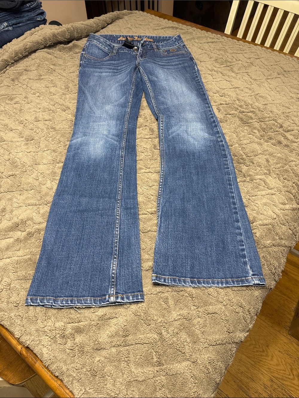 Harley-Davidson Medium Blue Flared Jeans